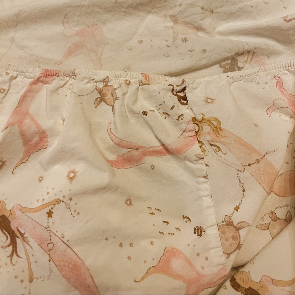Pottery Barn Kids Isabelle Mermaid Full Size Sheet Set - Picture 7 of 9